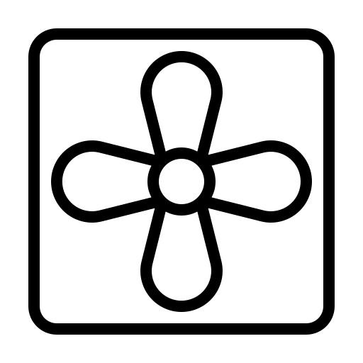 vector image of cooling fan