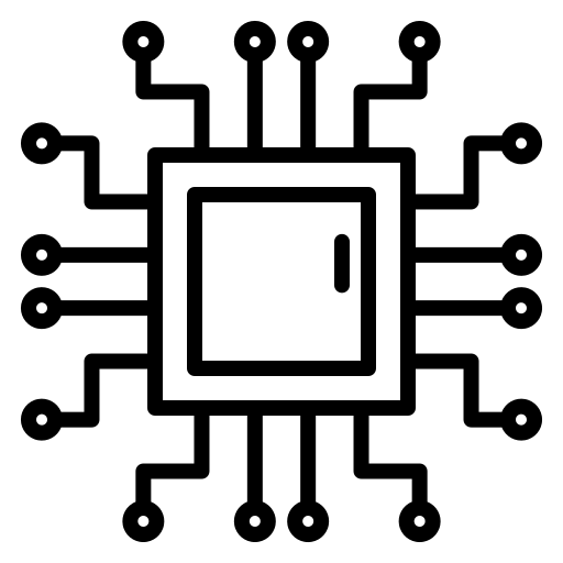 vector image of integrated circuit