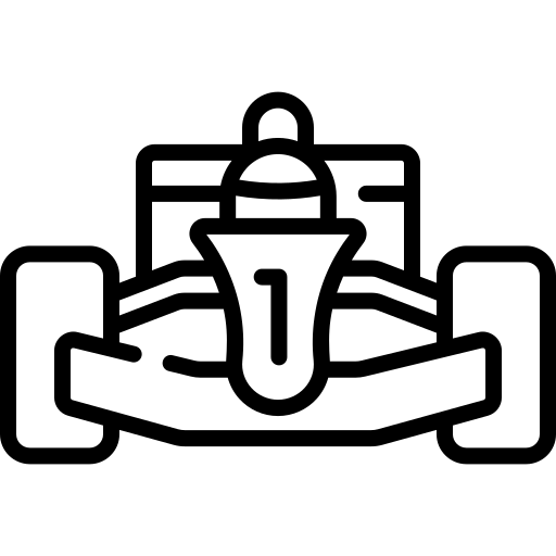 vector image of formula car body